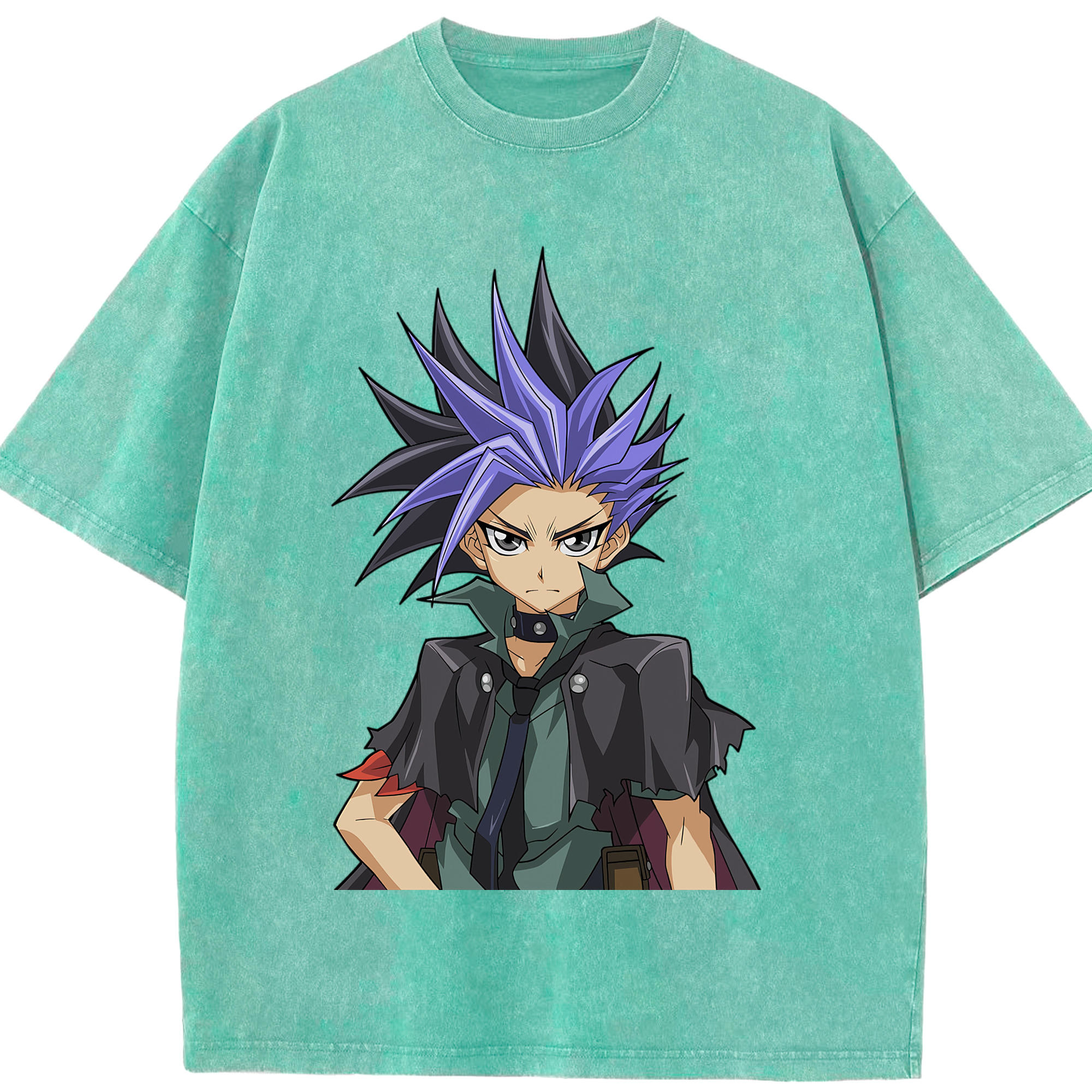 （画像用） 遊☆戯☆王 Yu-Gi-Oh! 綿100% ヴィンテージ風 半袖Tシャツ（フロントプリント）